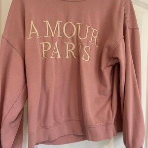 Pink Sweatshirt H&M